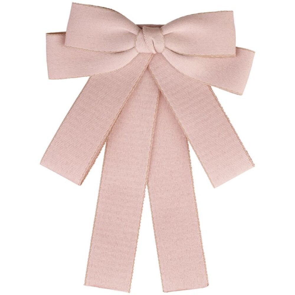 Bowknot Pre-Tied Bowties Ribbon Bow Brooch Wedding Party Pin Bow Tie Pink